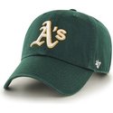 47-brand-curved-brim-oakland-athletics-mlb-clean-up-cap-grun