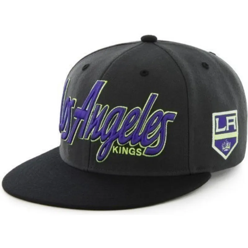 mutzen-flach-schwarz-snapback-de-letras-der-los-angeles-kings-nhl-von-47-brand mutzen-flach-schwarz-snapback-de-letras-der-los-angeles-kings-nhl-von-47-brand