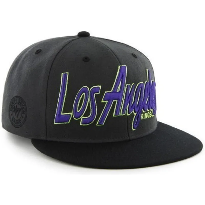 mutzen-flach-schwarz-snapback-de-letras-der-los-angeles-kings-nhl-von-47-brand mutzen-flach-schwarz-snapback-de-letras-der-los-angeles-kings-nhl-von-47-brand