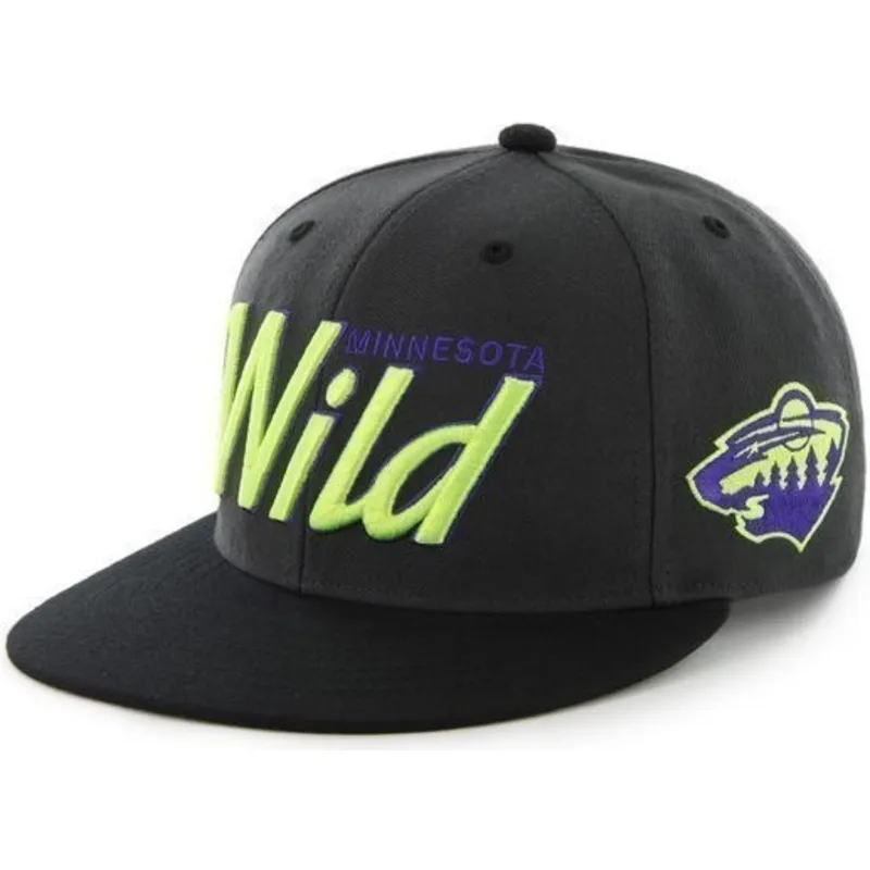 mutzen-flach-schwarz-snapback-de-letras-der-minnesota-wild-nhl-von-47-brand
