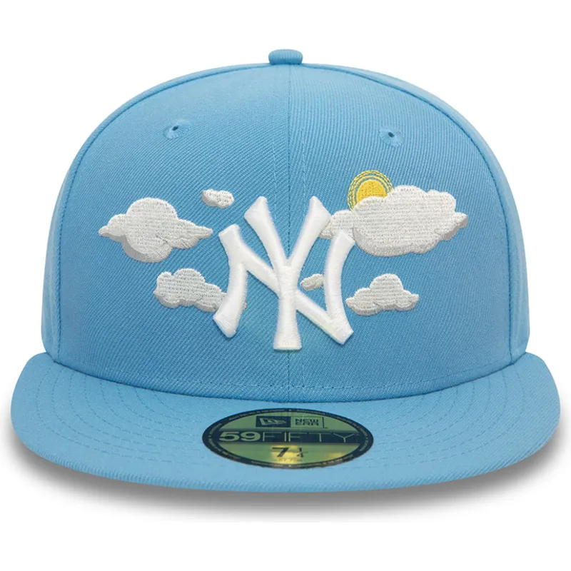 mutzen-flach-blau-angepasst-59fifty-cloud-der-new-york-yankees-mlb-von-new-era mutzen-flach-blau-angepasst-59fifty-cloud-der-new-york-yankees-mlb-von-new-era