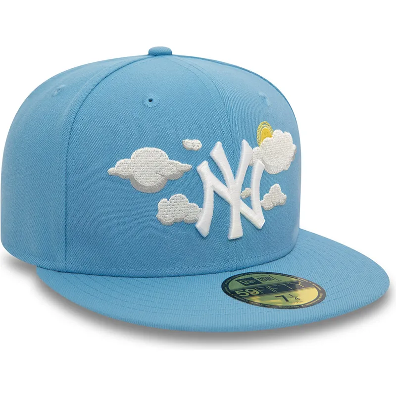 mutzen-flach-blau-angepasst-59fifty-cloud-der-new-york-yankees-mlb-von-new-era mutzen-flach-blau-angepasst-59fifty-cloud-der-new-york-yankees-mlb-von-new-era