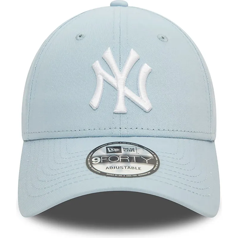 mutzen-gebogen-blau-verstellbares-band-claro-9forty-league-essential-der-new-york-yankees-mlb-von-new-era