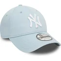 verstellbare-9forty-league-essential-kappe-in-hellblau-der-new-york-yankees-mlb-von-new-era