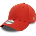 casquette-courbee-rouge-ajustable-9forty-essential-new-era