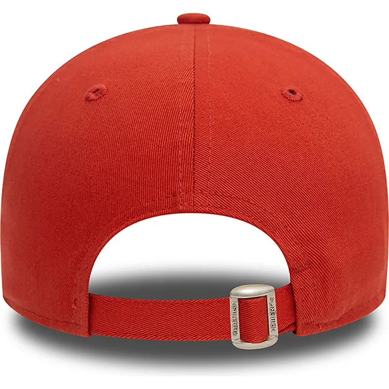 rote-verstellbare-curved-cap-9forty-essential-von-new-era