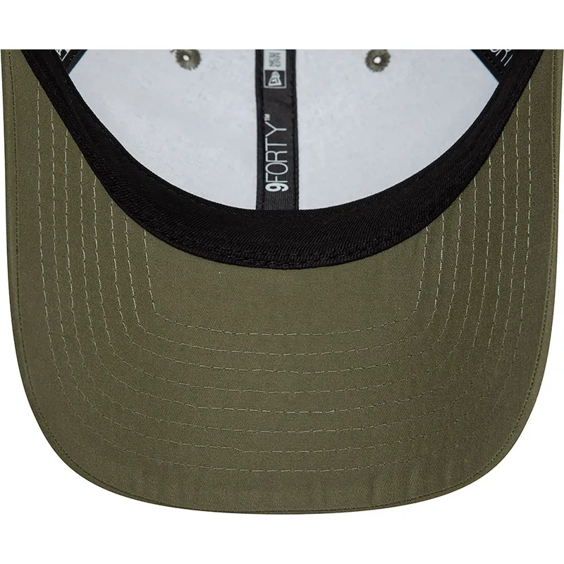 mutzen-gebogen-grun-verstellbares-band-dorado-9forty-flawless-der-new-york-yankees-mlb-von-new-era