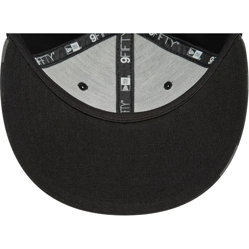 new-era-mlb-new-york-yankees-9fifty-contrast-snapback-kappe-fur-kinder-schwarz-mit-grauem-logo