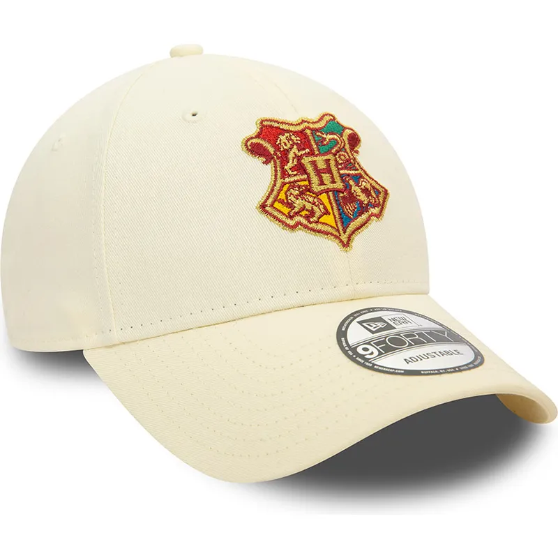 mutzen-gebogen-beige-verstellbares-band-9forty-der-hogwarts-harry-potter-von-new-era