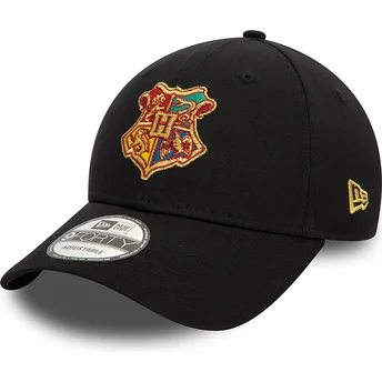 Casquette courbée noire ajustable 9FORTY Hogwarts Harry Potter New Era