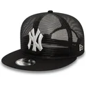 casquette-trucker-plate-noire-9fifty-embroidered-mesh-new-york-yankees-mlb-new-era