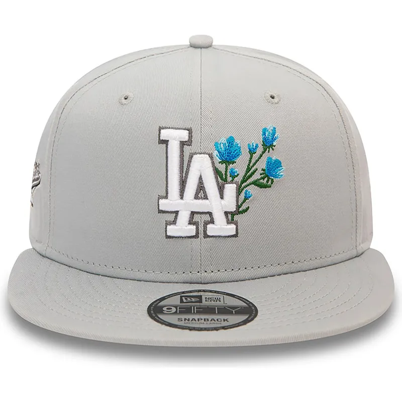 mutzen-flach-grau-snapback-9fifty-seasonal-flower-der-los-angeles-dodgers-mlb-von-new-era mutzen-flach-grau-snapback-9fifty-seasonal-flower-der-los-angeles-dodgers-mlb-von-new-era