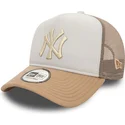 mutzen-gebogen-beige-snapback-a-frame-frame-world-series-der-new-york-yankees-mlb-von-new-era