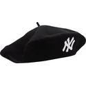 schwarze-damen-baskenmutze-wool-beret-der-new-york-yankees-mlb-von-new-era