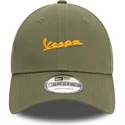 mutzen-gebogen-grun-verstellbares-band-9forty-seasonal-der-vespa-piaggio-von-new-era