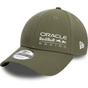 cappellino-curvo-verde-regolabile-9forty-seasonal-di-red-bull-racing-formula-1-di-new-era