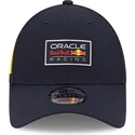 gorra-curva-azul-marino-ajustable-9forty-repreve-graphic-de-red-bull-racing-formula-1-de-new-era