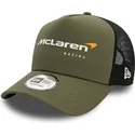 casquette-trucker-verte-et-noire-a-frame-seasonal-mclaren-racing-formula-1-new-era