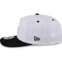 cappellino-curvo-bianco-e-nero-snapback-golfer-chrome-logo-dei-los-angeles-dodgers-mlb-di-new-era