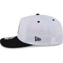 cappellino-curvo-bianco-e-nero-snapback-golfer-chrome-logo-dei-new-york-yankees-mlb-di-new-era