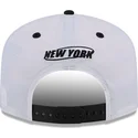 cappellino-curvo-bianco-e-nero-snapback-golfer-chrome-logo-dei-new-york-yankees-mlb-di-new-era