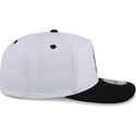 cappellino-curvo-bianco-e-nero-snapback-golfer-chrome-logo-dei-new-york-yankees-mlb-di-new-era