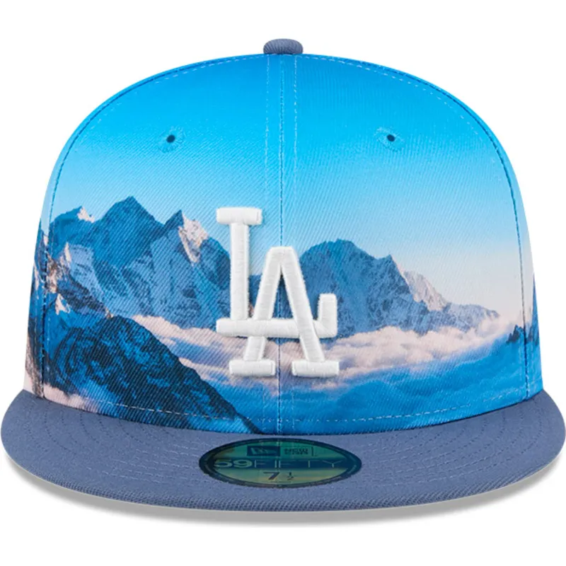 mutzen-flach-blau-angepasst-59fifty-photoreal-der-los-angeles-dodgers-mlb-von-new-era