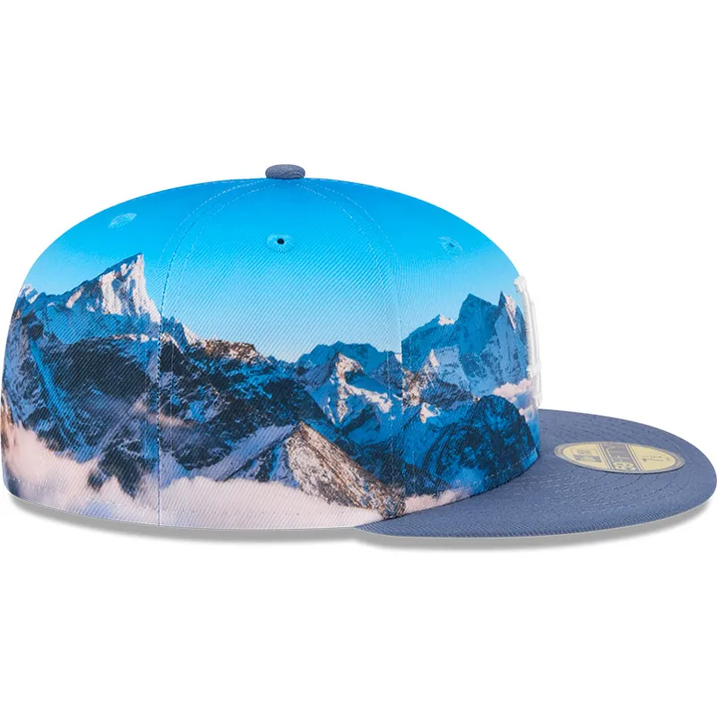 mutzen-flach-blau-angepasst-59fifty-photoreal-der-los-angeles-dodgers-mlb-von-new-era