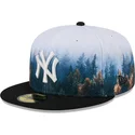 new-era-mlb-new-york-yankees-59fifty-photoreal-schwarze-angepasste-flache-kappe