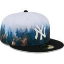 new-era-mlb-new-york-yankees-59fifty-photoreal-schwarze-angepasste-flache-kappe