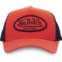 casquette-trucker-orange-blre-von-dutch