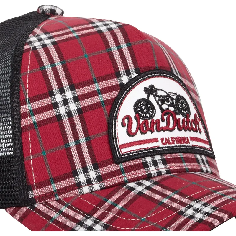 cappellino-trucker-rosso-e-nero-car04-di-von-dutch