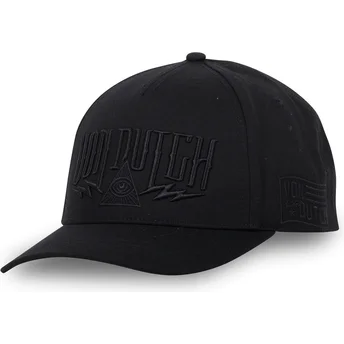 Svart snapback keps med böjd skärm ROCK01 från Von Dutch