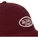 casquette-courbee-grenat-ajustable-log-bur-von-dutch