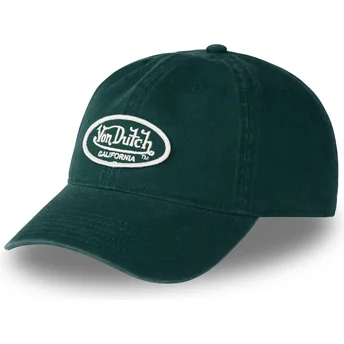 Casquette courbée verte ajustable LOG FOR Von Dutch