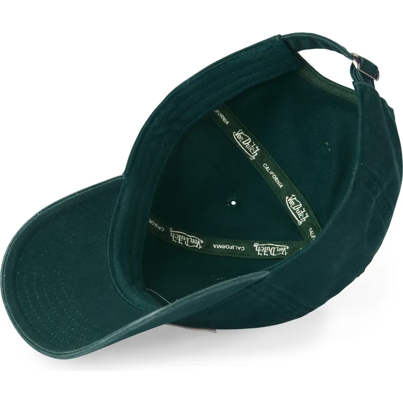 verstellbare-grune-curved-cap-log-for-von-von-dutch