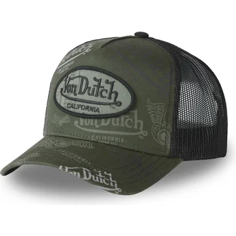 Trucker-Cap grün und schwarz CAFE01 von Von Dutch