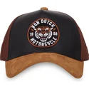 casquette-courbee-noire-et-marron-snapback-vint03-von-dutch