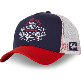 Cappellino trucker blu marino, bianco e rosso MOTO CT 24 MotoGP di Von Dutch