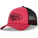 trucker-keps-rosa-och-svart-flu-p-fran-von-dutch