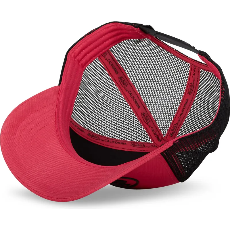 trucker-keps-rosa-och-svart-flu-p-fran-von-dutch