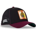 cappellino-trucker-nero-e-granata-marvin-il-marziano-loo10-vmar-looney-tunes-di-capslab