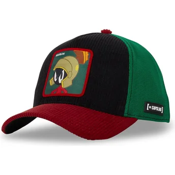 Casquette trucker noire, verte et rouge Marvin le Martien LOO10 MAR Looney Tunes Capslab