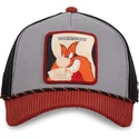 cappellino-trucker-grigio-nero-e-rosso-sam-bigotes-loo10-sam-looney-tunes-di-capslab
