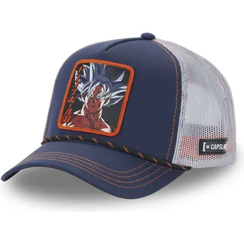 Trucker Cap marineblau und weiß Son Goku DBS5 ULT Dragon Ball von Capslab