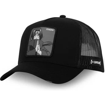 Schwarze Trucker-Cap Itachi Uchiha ITA CT Naruto von Capslab