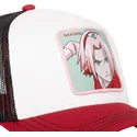 cappellino-trucker-beige-nero-e-rosso-sakura-haruno-pin-naruto-di-capslab
