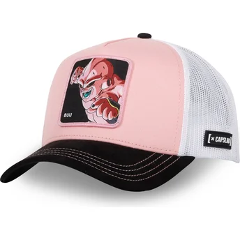 Cappellino trucker rosa, bianco e nero Kid Buu DBZ8 BUU Dragon Ball di Capslab