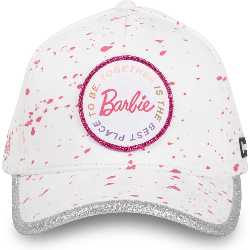weisse-und-graue-verstellbare-curved-cap-bar2-barbie-von-capslab
