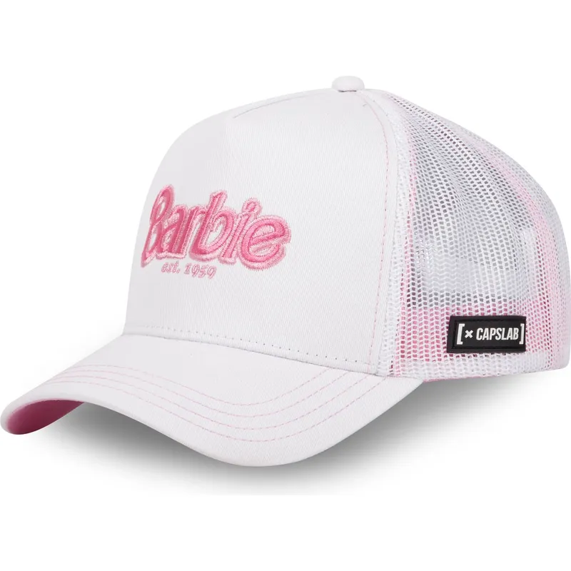 casquette-trucker-blanche-bar9-ct-barbie-capslab